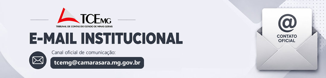 E-mail Institucional da Câmara Municipal de Santo Antônio do Rio Abaixo - TCE-MG